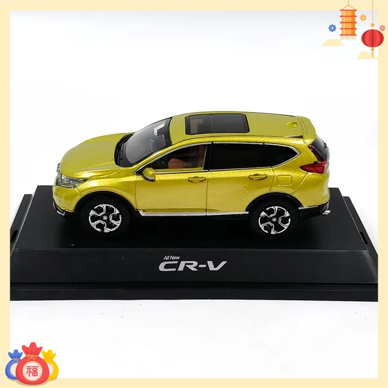 

Модель автомобиля CR-V CRV из литого сплава в масштабе 1:43, желтая, сувенир, украшение, коллекционный предмет, подарок для хобби