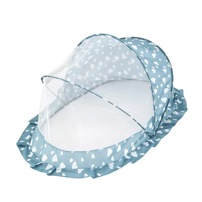 

crib mosquito net children's crib baby mosquito net cover bb child newborn bottomless foldable yurt