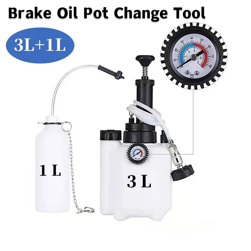 3L/3L+1L Brake Oil Change Tool Manual Transmission Oil Filling System Fluid Pump Tool Brake Oil Kit For Car Motorcycle