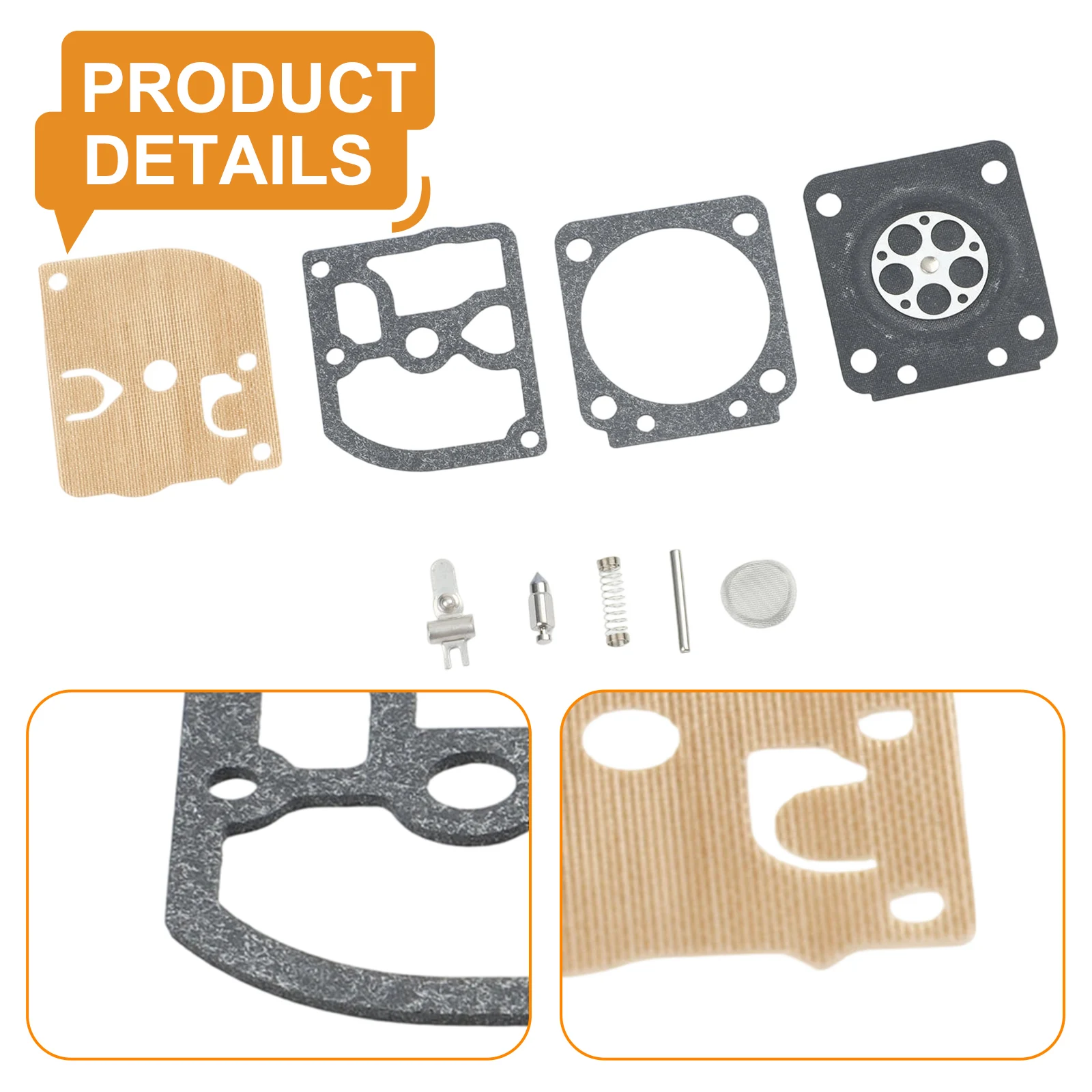 Chainsaw For Carburetor and For Carb Diaphragm Gasket Replacement Fits For 017 018 021 023 025 MS170 MS180 Engines