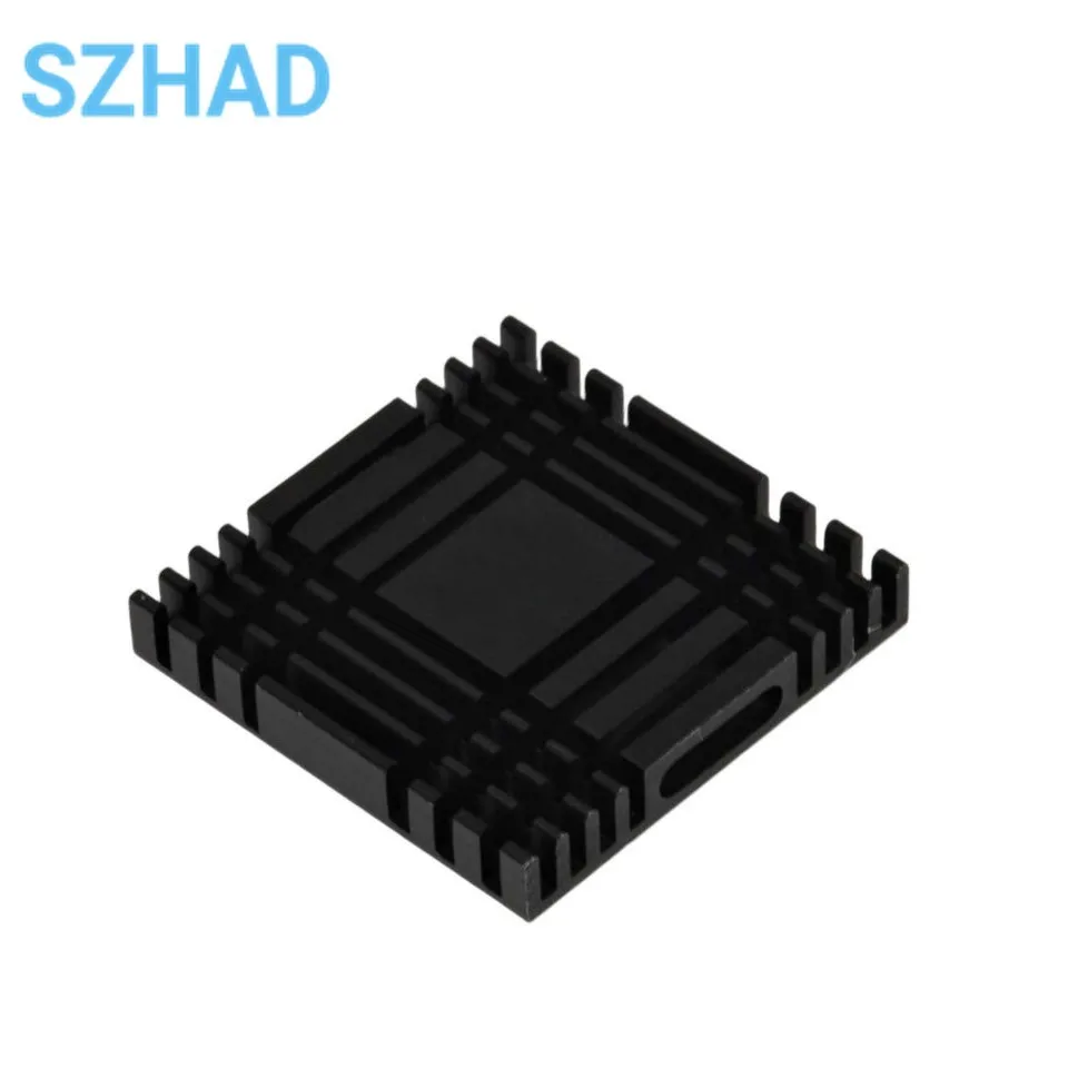 5PCS Heatsink Radiator Cooler Radiator 37x37x6MM High Quality Black Slot Heat Sink