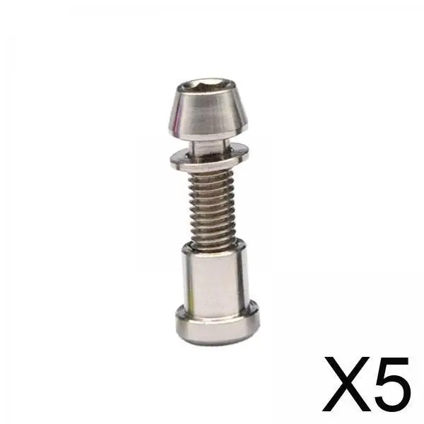 

Комплект болтов и гаек для выноса руля велосипеда из титанового сплава с шайбами для горных и шоссейных велосипедов, простая установка