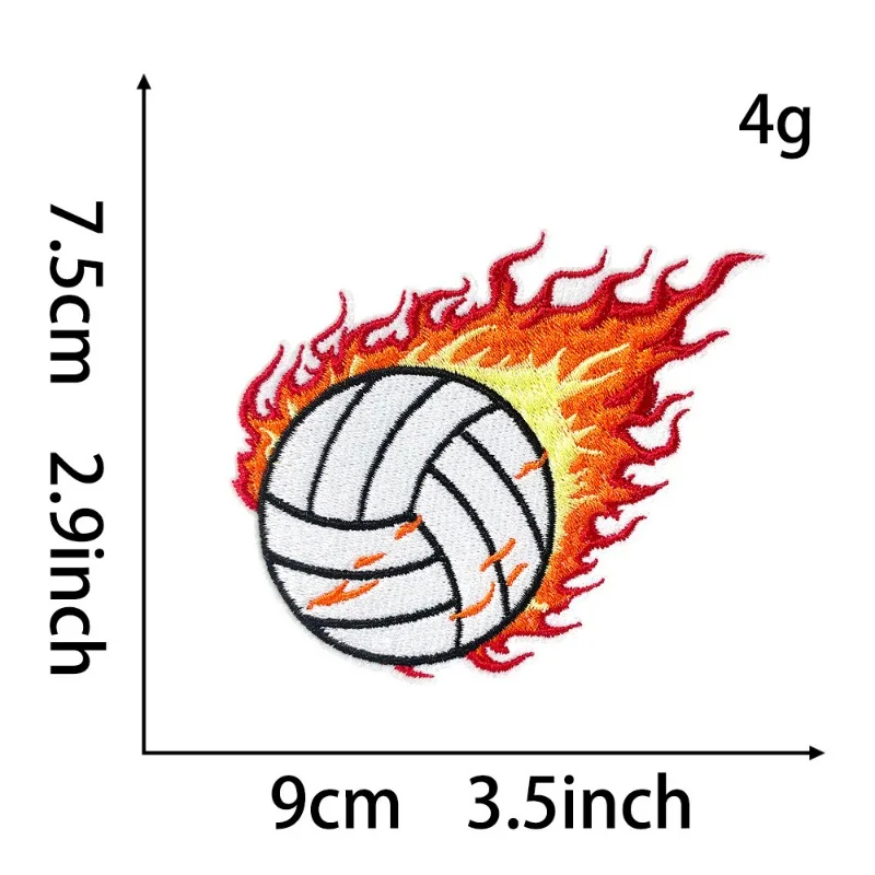 3 PCS Embroidered Baseball Iron On Patch Decorative Sports Basketball Applique for Clothing Hats Jackets Clothes Backpacks DIY