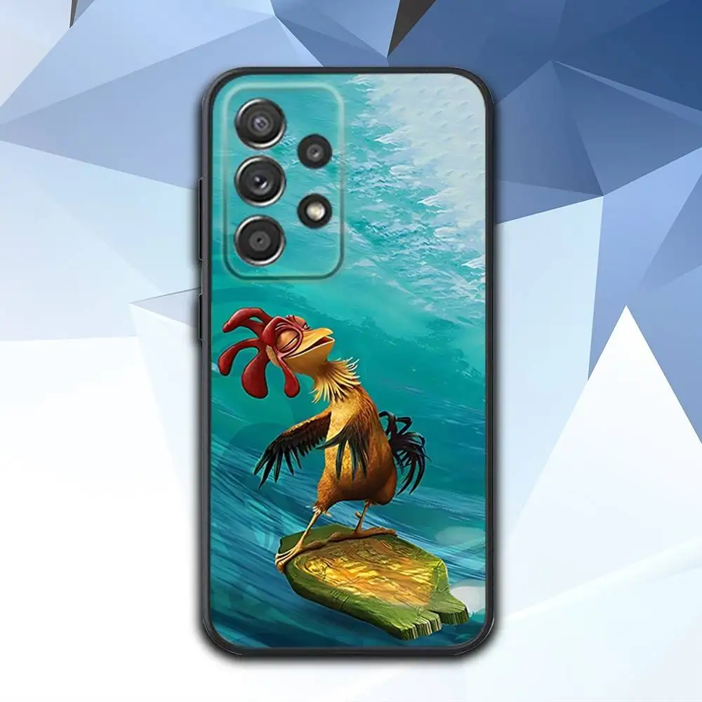 حافظة هاتف لهاتف سامسونج S 25,24,23,22,30,21,10,9,Ultra,Plus,Lite,FE,4,5G حافظة ناعمة J-Joao F-Frango Chicken باللون الأسود