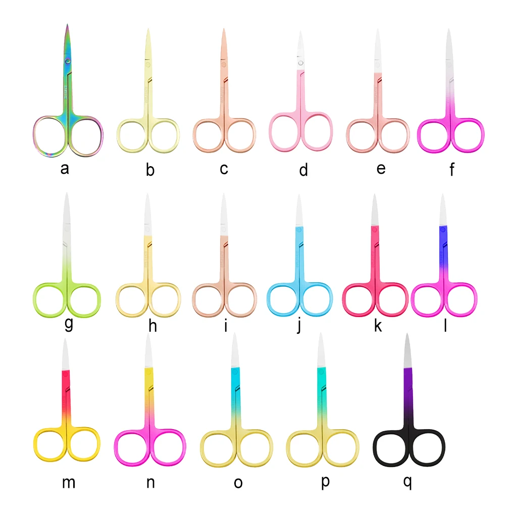 2/3/5 Eyebrow Scissors Stainless Steel Brow Shape Tools Beauty Tool for Makeup Use