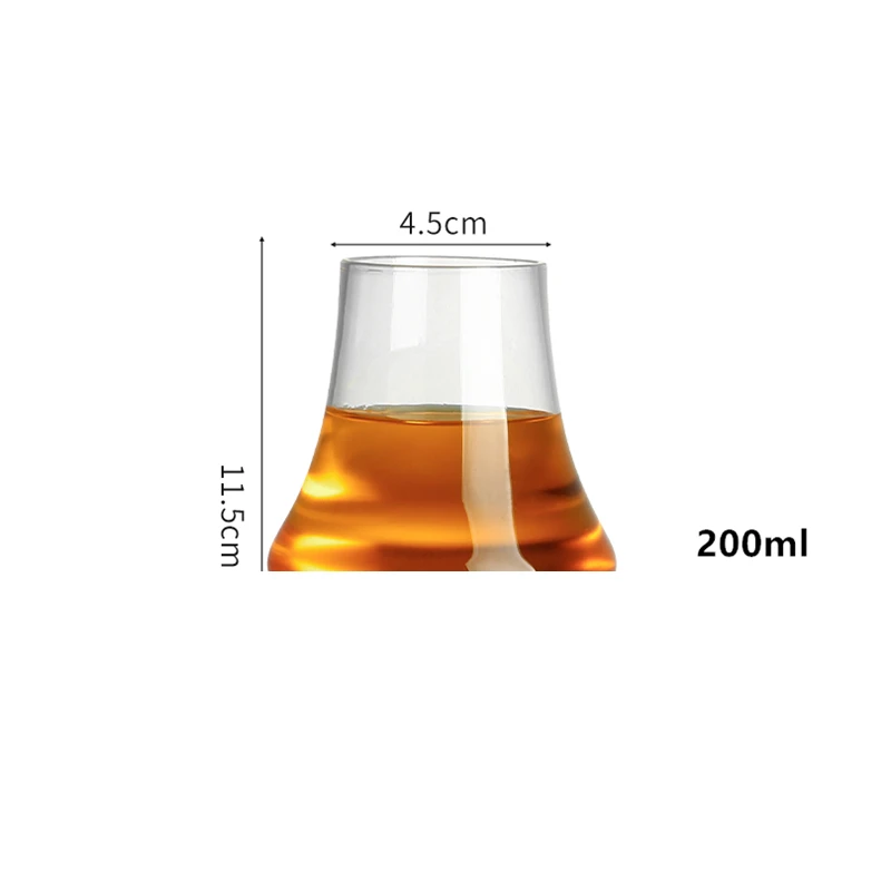 Uísque degustação de vidro tulipa em forma de cristal especial brandy snifters cálice uísque copita nosing copos puro copo xo vinho tumbler