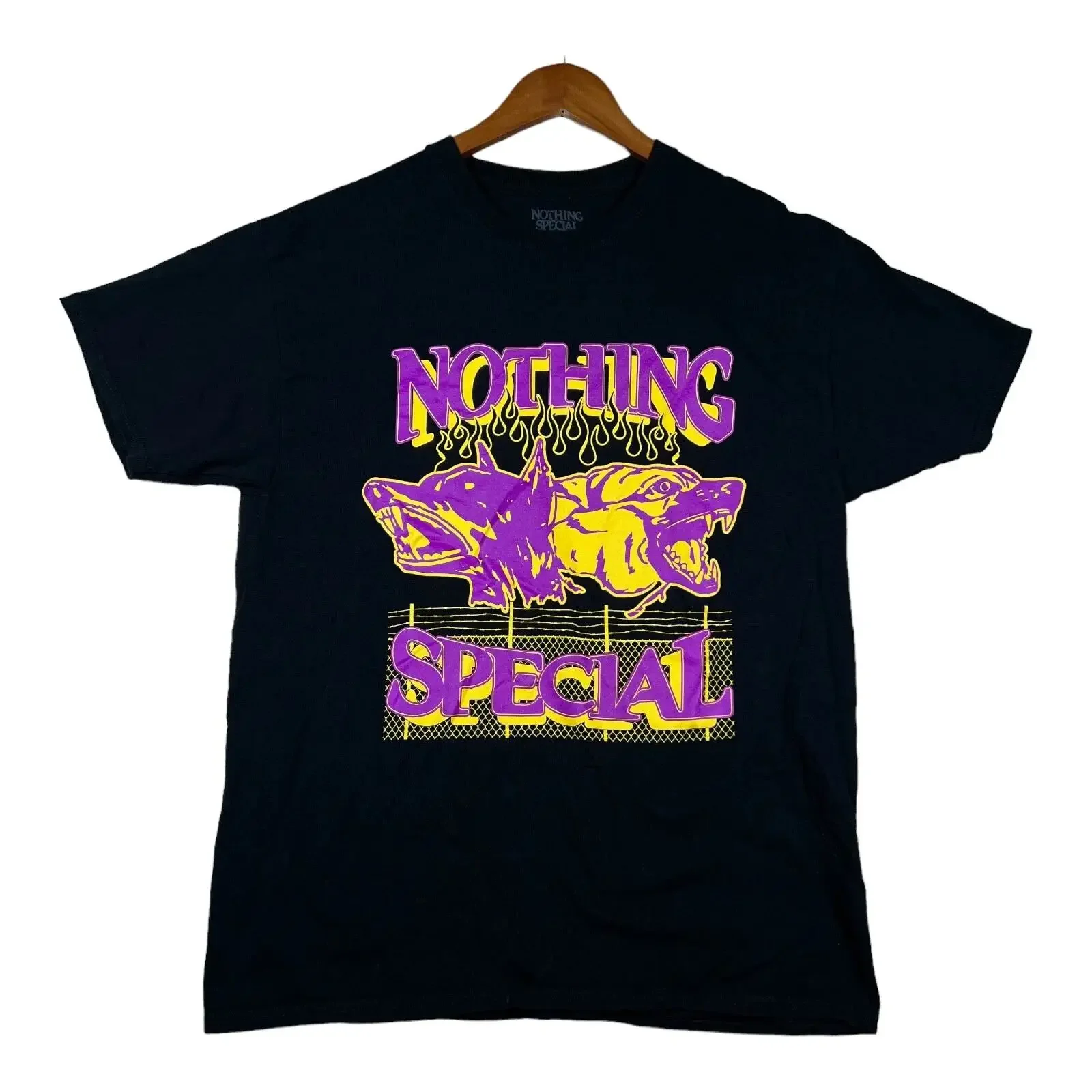 Nothing Special Dobermann Pinscher German Shepherd Streetwear Prison Jail sz L vintage Washed Breathable Unisex homme Slightly