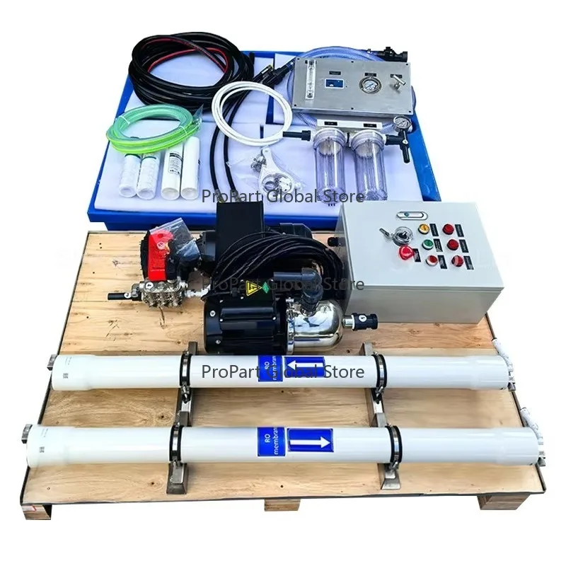 3000L/Day Seawater Desalinator RO Plant for Yacht Sailing Boat - Modular Watermaker Salt Water to Drink Water Desalination