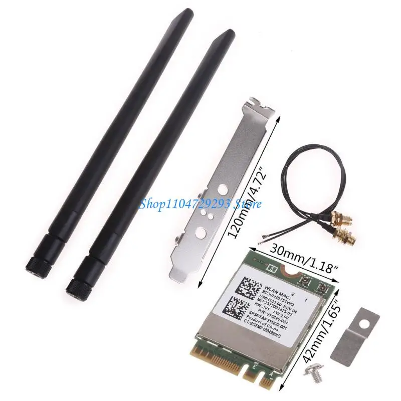 Y2GD RTL8822BE RTL8822 ワイヤレス カード NGFF 1200Mbps 2.4G+5Ghz ネットワークアダプター BT4.0