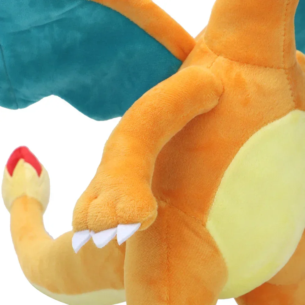 Glanzende Charizard Knuffel Knuffel, Spel Voor Verzamelobject, Zachte Knuffels Voor Cadeau, Schattig Stripfiguur 12 Inch