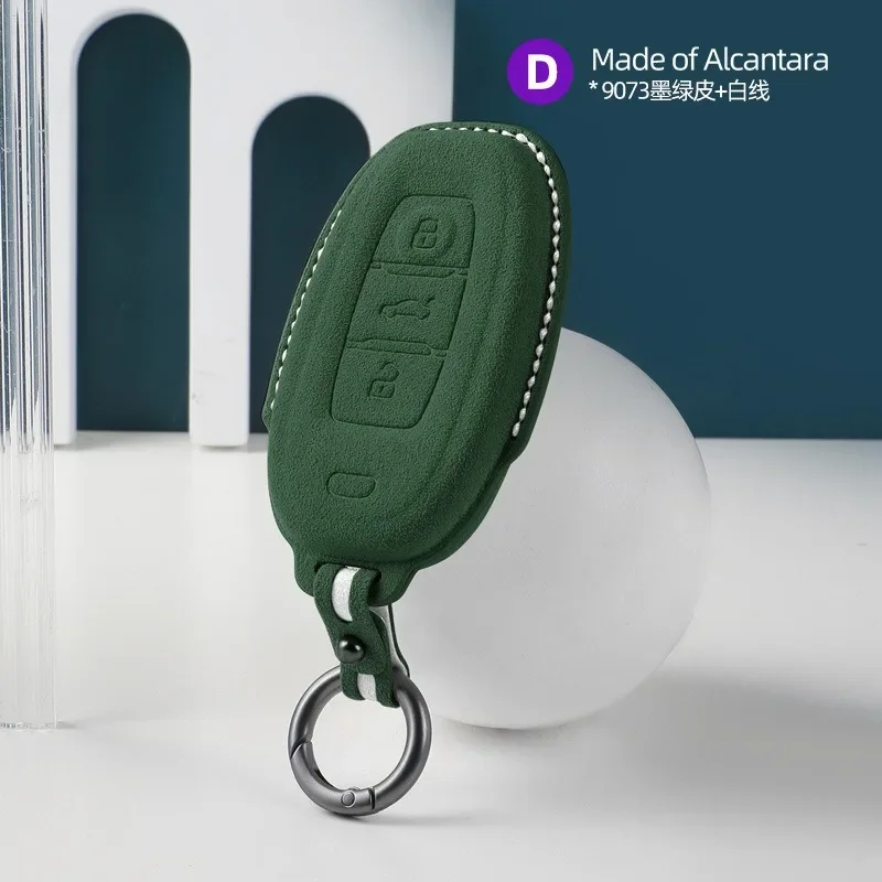 

Для Hongqi H5 HS5 H9 H6 PHEV EH7 HQ9 Замшевый чехол для ключей Брелок Защитный чехол Автомобильные аксессуары