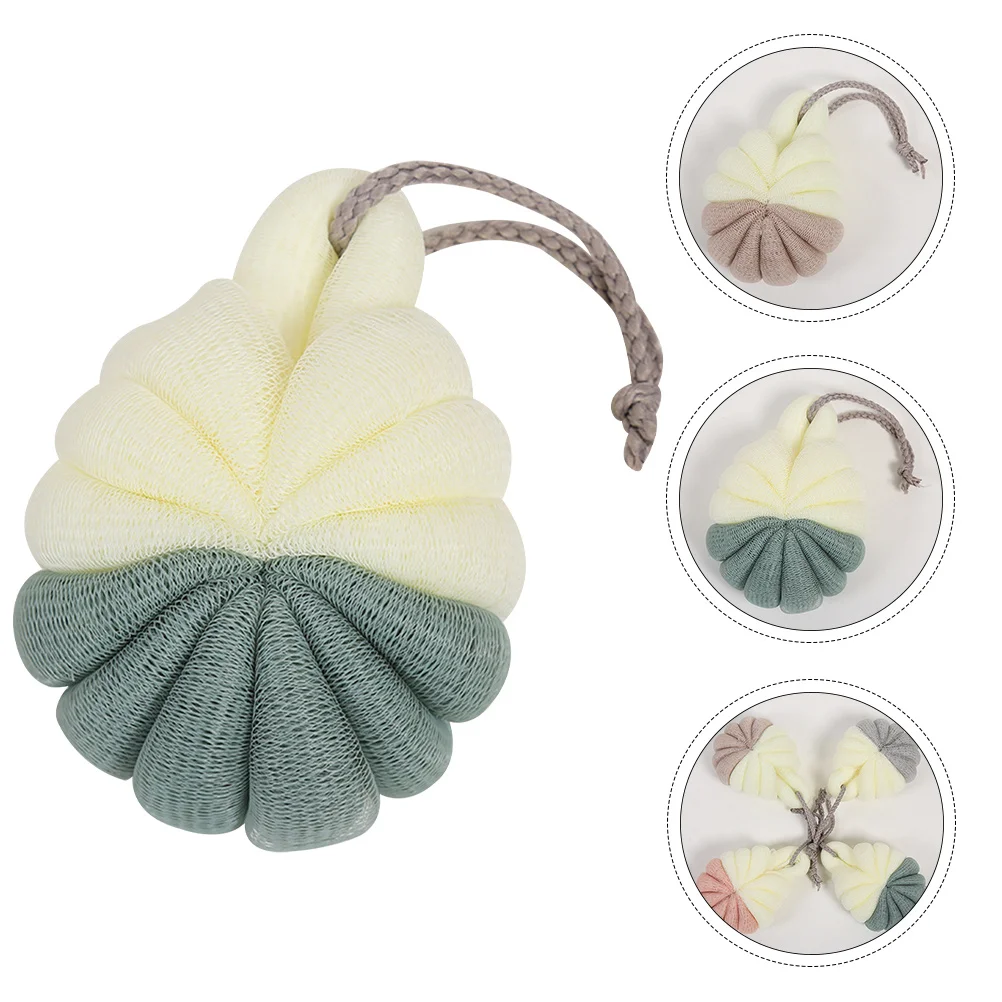

Soft Bath Ball Shower Mesh Scrubber Exfoliating Body Bath Pouf for Home Family Travel Bathroom Shower Bubble Making Net