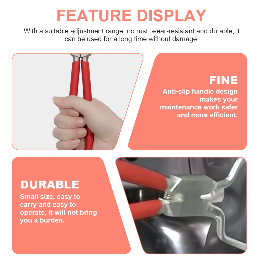 

Washing Machine Tools Spring Removal Pliers Tub Expansion Durable Metal Disassembly Easy Carry Operate Anti Slip H