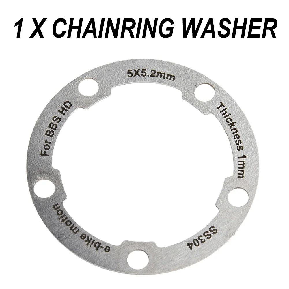 

Electric Bicycle Chainring Washer Electric Bicycle Chainring Ring Offset Correction Spacer Gasket Ebike Accessories High Quality