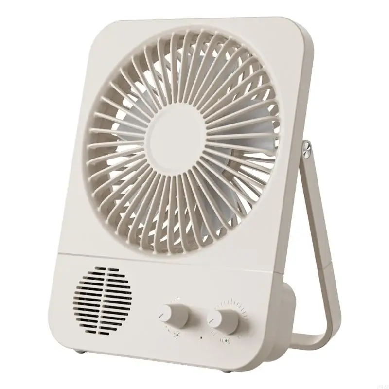 F92F Rechargeable Two Function Fan And Speaker Adjustable Speed Suitable For Home Office Or Camping excursions