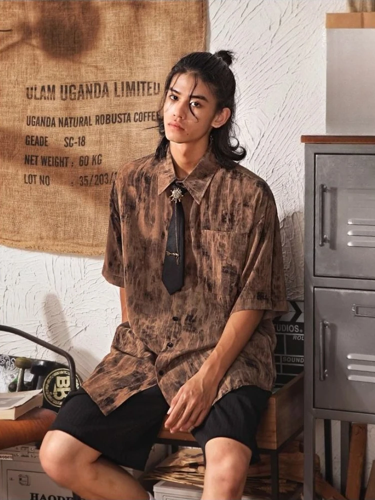 High Quality Vintage Inspired Short Sleeve Loose Fit Summer Shirt for Men Women Thin Lightweight Retro Casual Outerwear