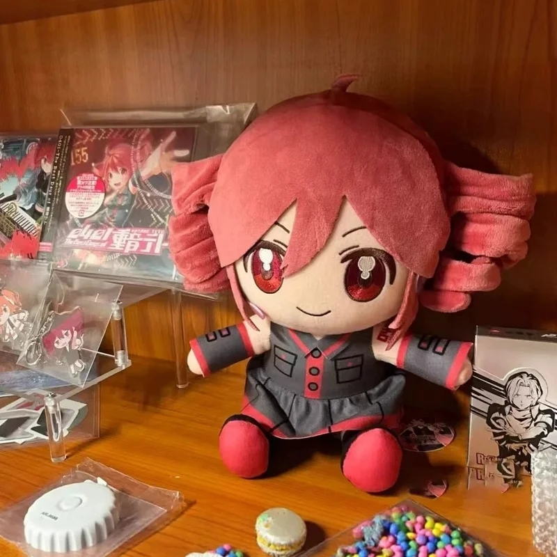 Anime Kasane Teto 20cm juguete de peluche muñeca de peluche suave linda chica Diva Vtuber figura de cantante Virtual ventilador regalo de cumpleaños dibujos animados Plushie