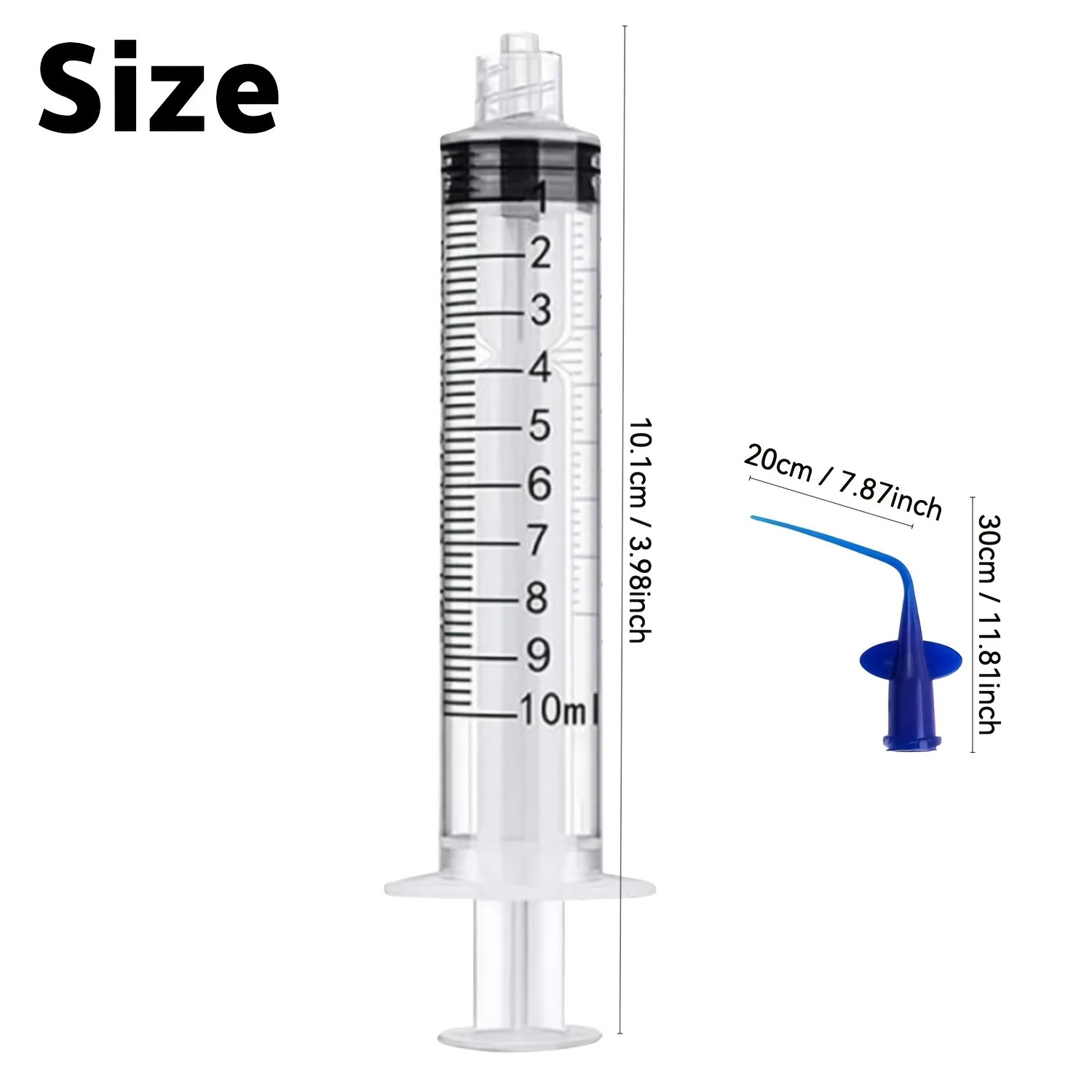 22Pcs Denture Irrigator Set, Irrigator Heads, Blue Oral Irrigator, Butterfly Needle Irrigator Tips Suitable for Denture Cleaning, Easy to Carry for Travel view 2