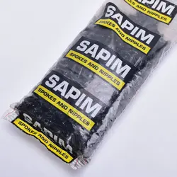 SAPIM SECURE LOCK NIPPLES EXTERNAL BLACK 14G 12/14MM ALUMINIUM ALLOY BLACK nipple