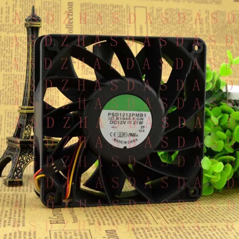 Z   for UNON 12CM 12038 PSD1212PMB1 21W 3-wire cooling fan violent high wind