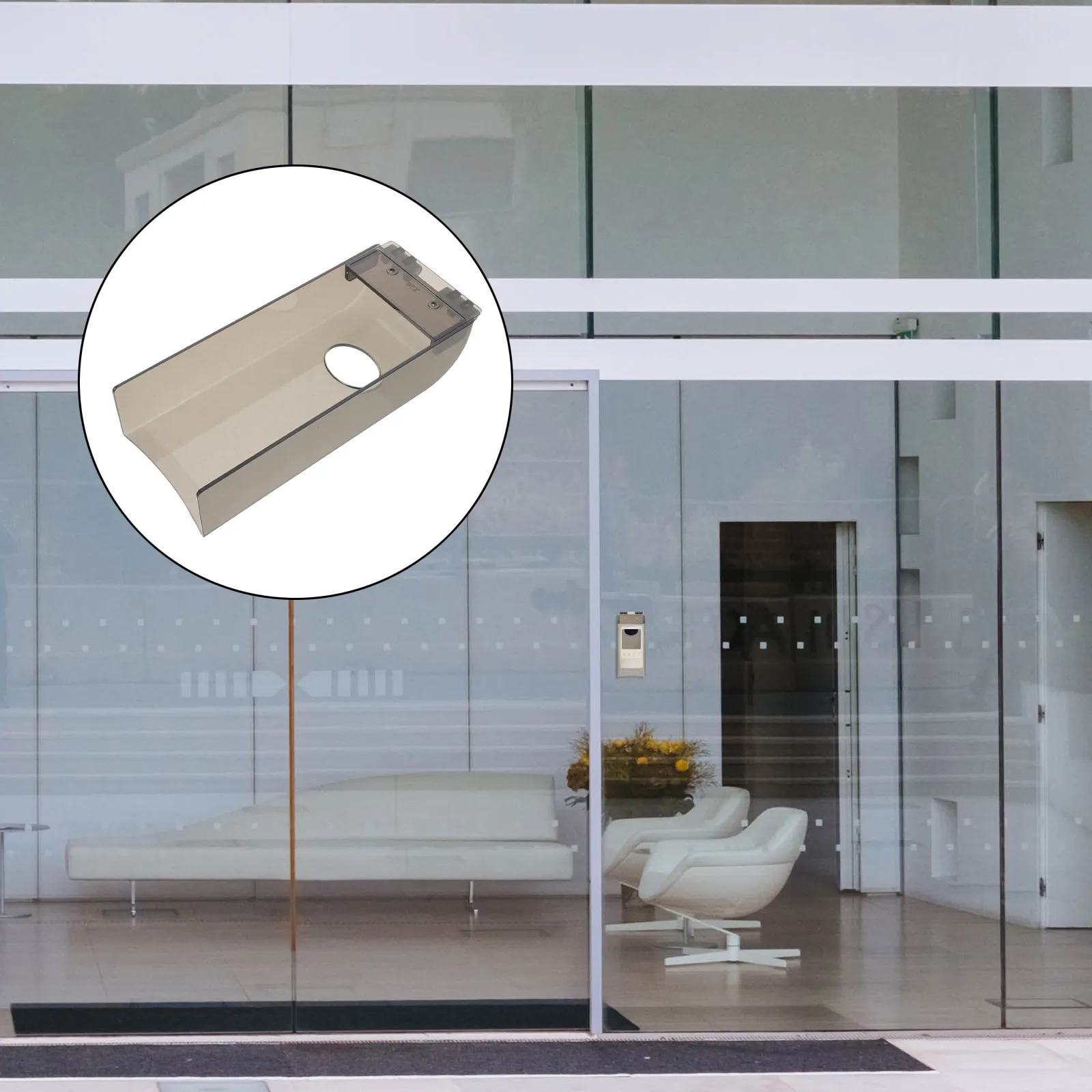 Transparent Plastic Doorbell Rain Cover Waterproof Smart Door Lock Protective Shield Outdoor Weatherproof Video Doorbell