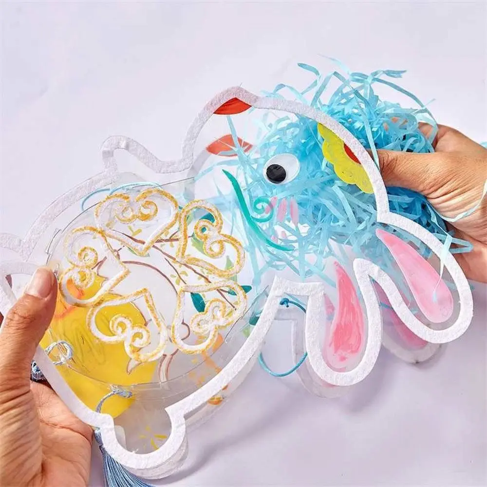 

Portable Transparent Mid-Autumn Lantern Glowing DIY Festival Lantern Pendants Luminous Handmade Lanterns Festival Decorations