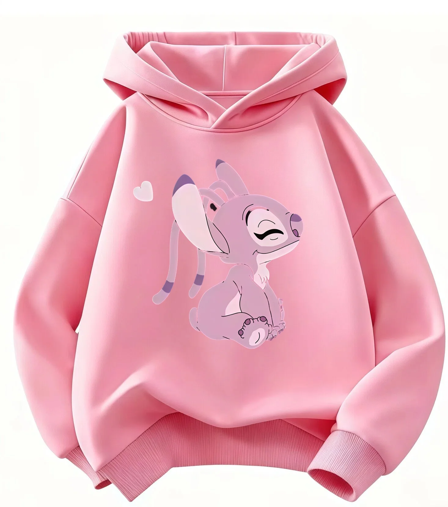 

Premium Disney Stitch Kids Hoodie Warm Fleece Lined Pullover Hooded Top for Kids Boys Girls 4-16Y Outdoor Casual Wear