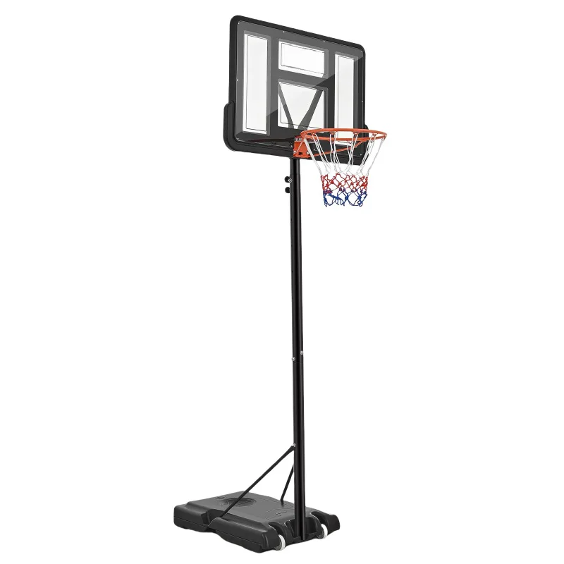 

Adjustable Movable Basketball Stand for Kids Adults 1.35m to 3.05m Rim Height for Home Gym Use Backboard Hoop Court Equipment