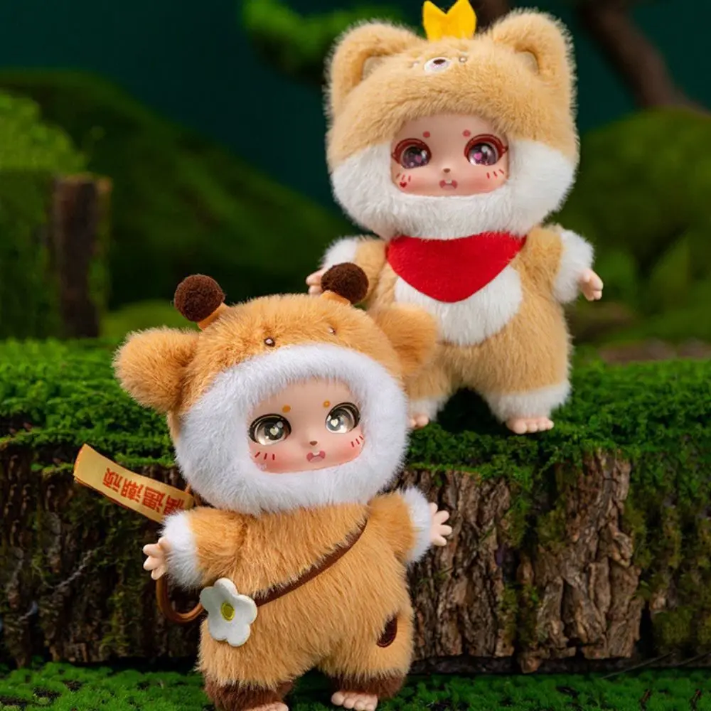 Peluche serie animali dai colori vivaci Occhi grandi Peluche morbido Portachiavi Design abbracciabile dei cartoni animati