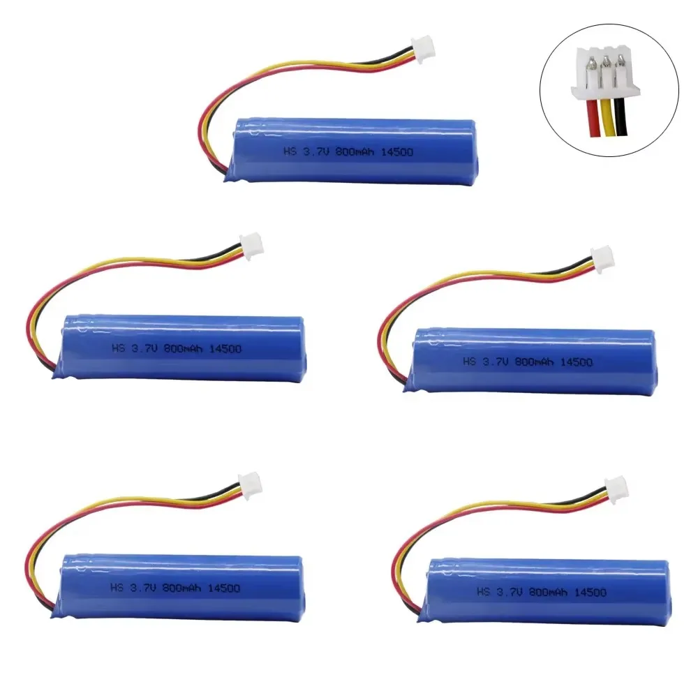 3.7V 800mah 14500 bateria litowa do zdalnie sterowanych zabawek samochody łodzie helikopter akcesoria do pistoletów 3.7 V bateria litowo-jonowa hurtowo