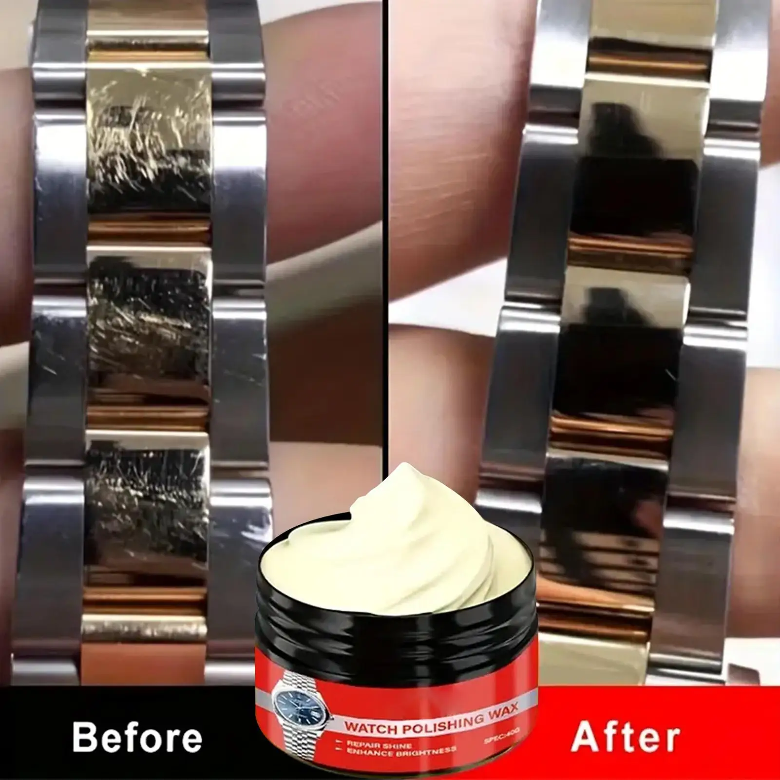 Instant Watch Polishing Paste-Metal Frame Renewal Cream,Strap and Screen Scratch Repair,Metal Jewelry Repair,Repair Tools & Kits