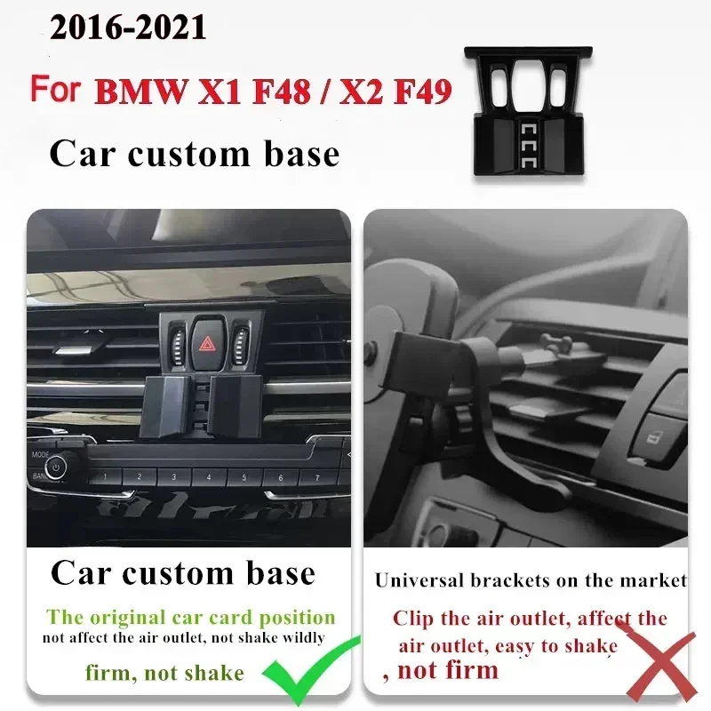 

2016-2022 For BMW X1 F39 X2 F48 Mobile Phone Holder Wireless Charger Car Cell Phones Mount Navigation Bracket GPS Support