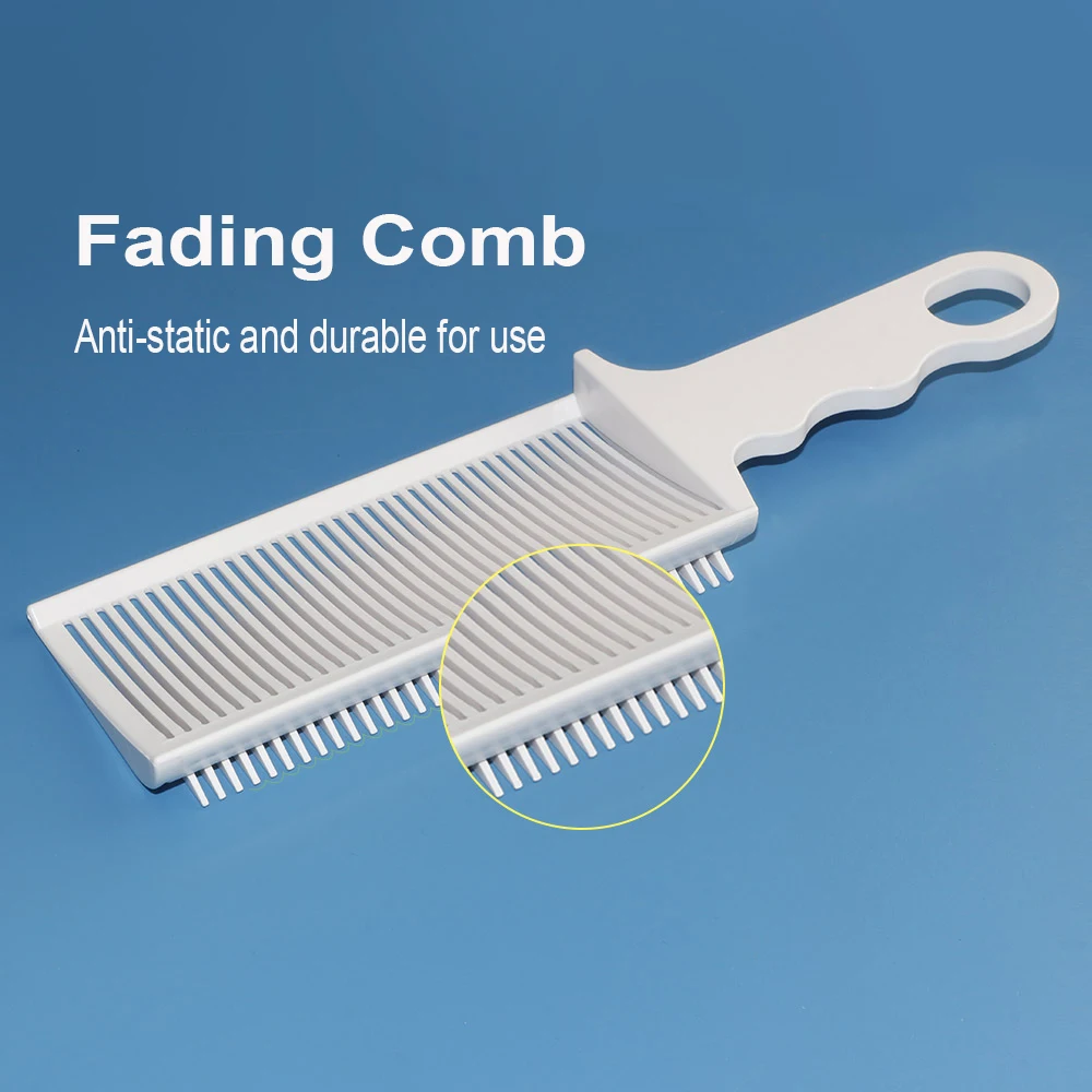 1PC Men Barber Fading Comb Professional Flat Top Hair Styling Combs Anti-static Hair Cutting Fade Comb Salon Hairdresser Tool