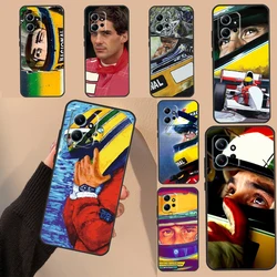 Ayrton Senna Painting Case For Xiaomi Redmi 12C 10C 9C 10A 9A Redmi Note 8 9 10 12 Pro 9S 10S 11S 12S Back Cover