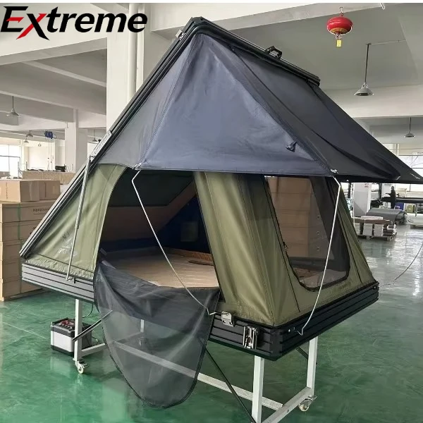 EXTREME New Upgraded Rooftop Tent High Configuration Quality Triple Channels Floor Aluminum Roof Top Tent