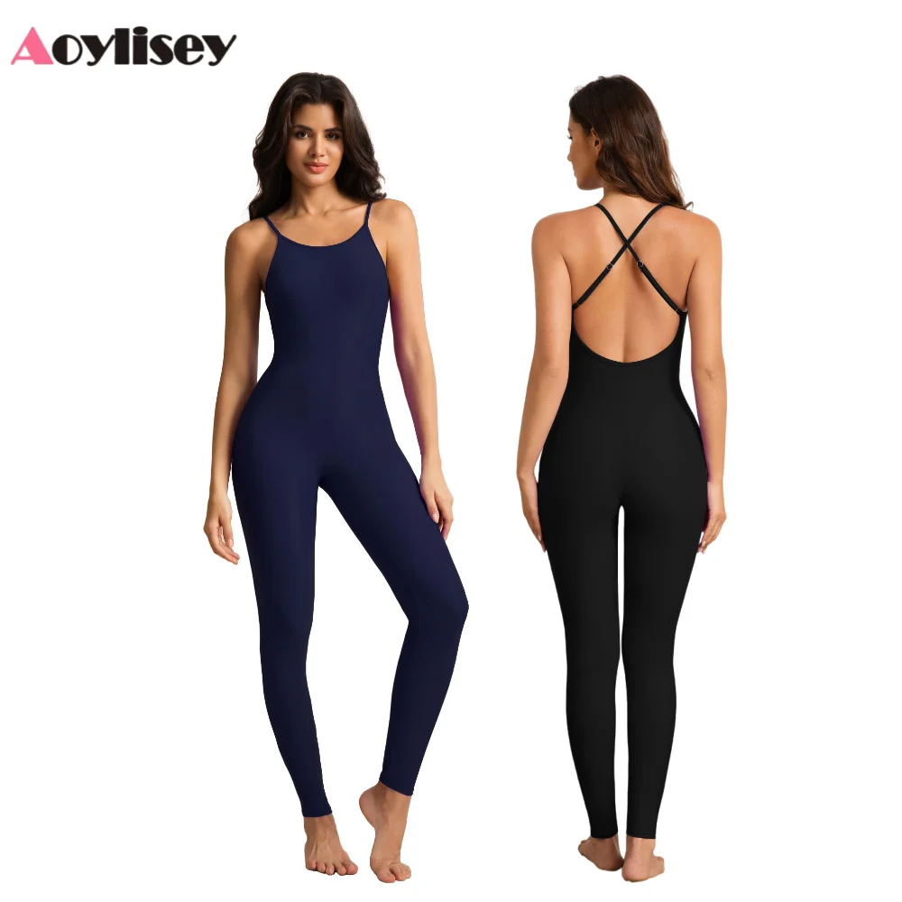 

Women Workout Training Sets High Quality One Piece Yogo Gym Set Women Sexy Sports Playsuit Running Jumpsuits Fitness Rompers