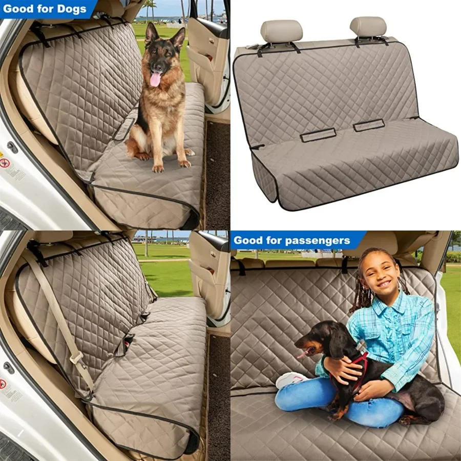 

Bench Car Seat Cover Protector - Waterproof, Heavy-Duty and Nonslip Pet Car Seat Cover for Dogs with X-Large Size Fits for Larg