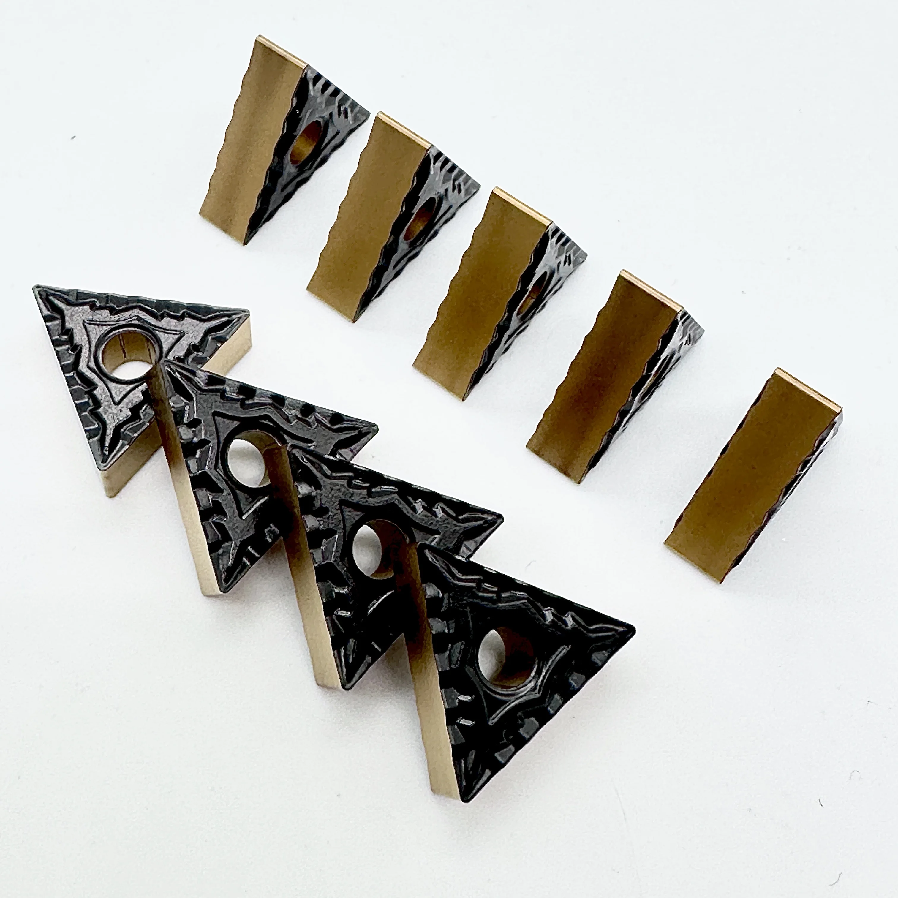 TNMG160404 TNMG160408 TNMG160412-CQ LF9218 Carbide Insert External Turning ToolCNC lathe tool Steel processing cutting
