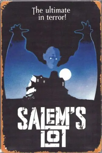 Salem's Lot poster vintage artwork - Horror Movie Tin Metal Sign