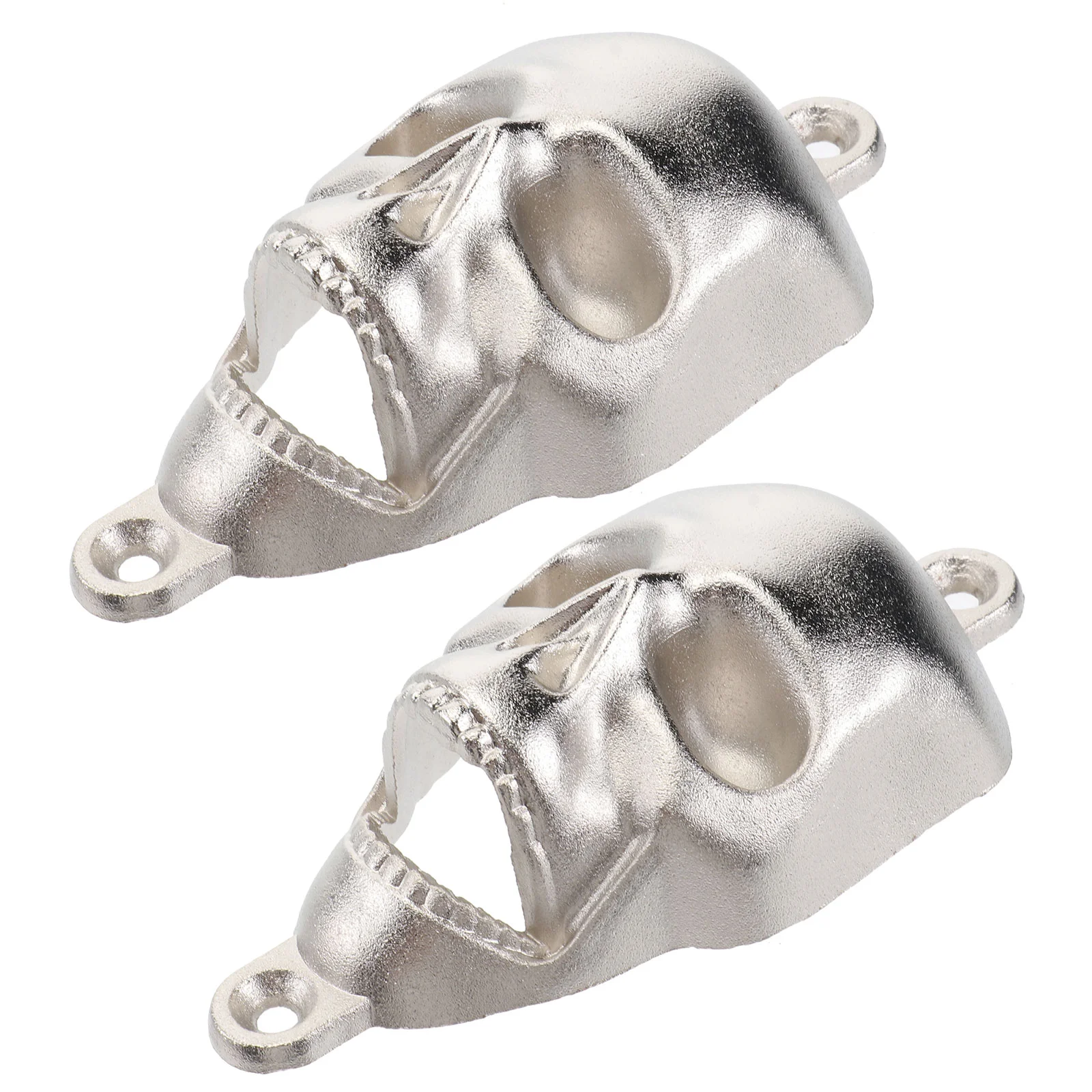

2 Pcs Halloween Skull Bottle Opener Gift Party Beer Can Lid Remover Alloy Lever