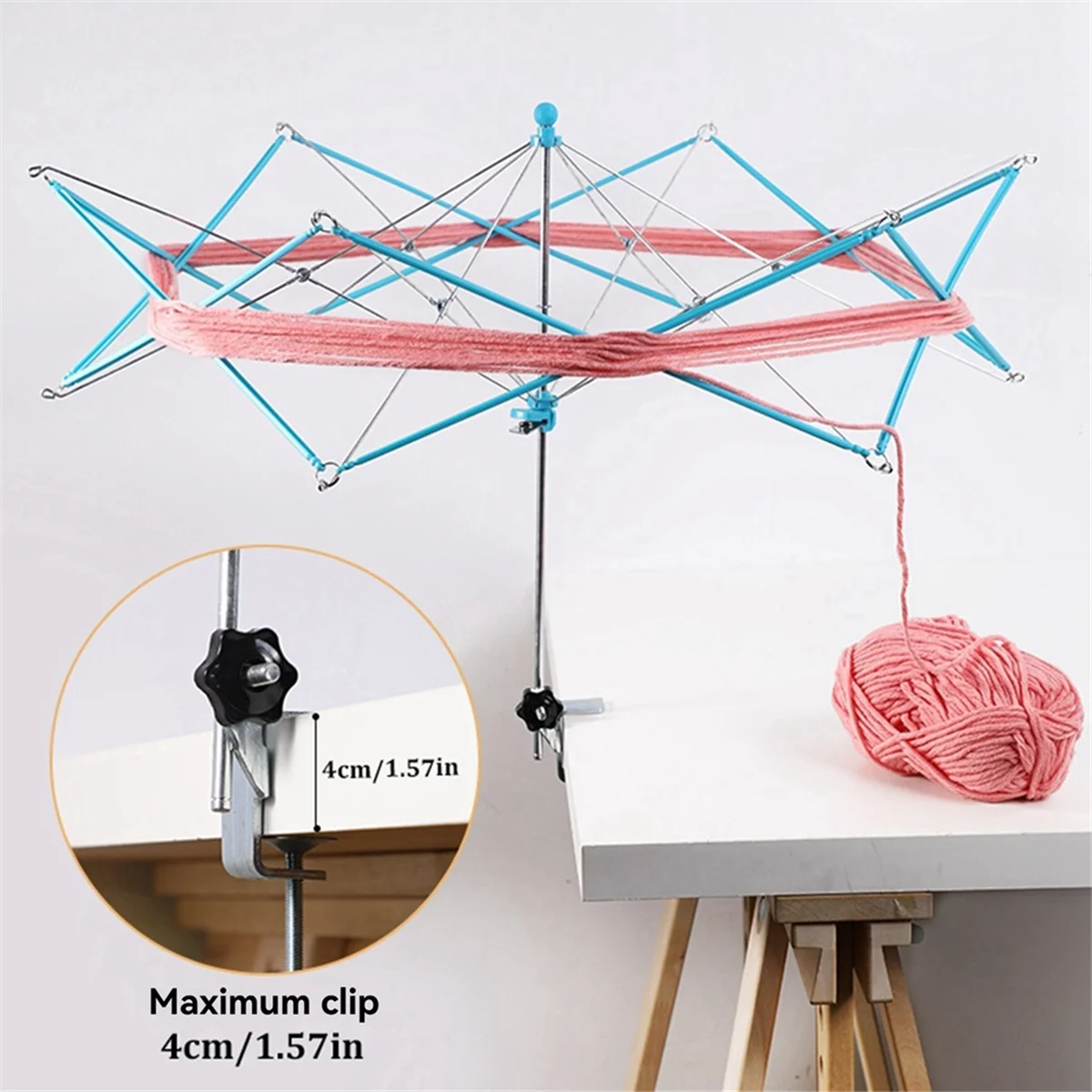 Upgraded Yarn Thread Fiber String Wool Winder Holder for Patchwork Sewing,A