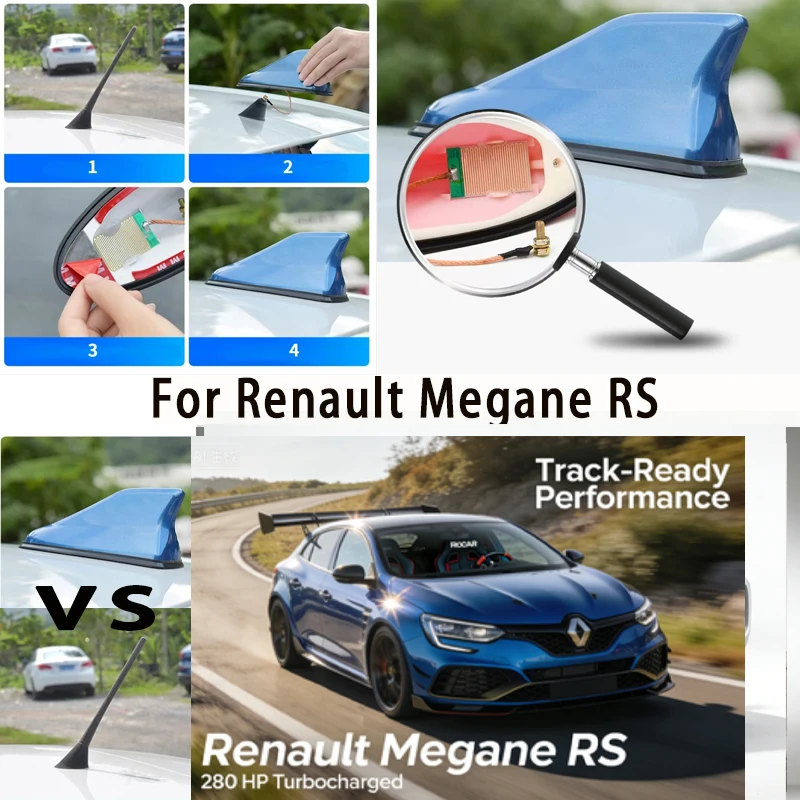 

For Renault Megane RS Car Trunk Anti-Collision Reflective Warning Safety Tape 1Pcs Auto Rear Bumper Protector Sticker