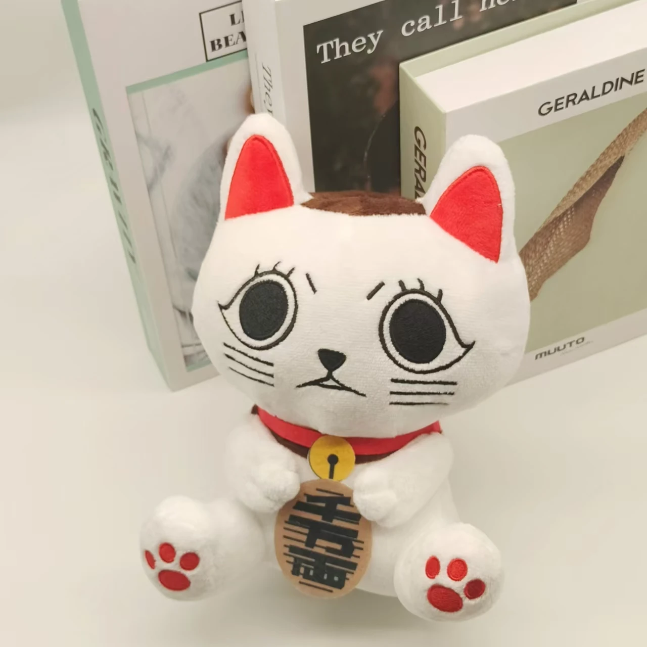 Anime Dan Da Dan Plush Lucky Cat Doll Cute Soft Stuffed Home Decoration Game Pillow Dolls For Kids Birthday Christmas Gift