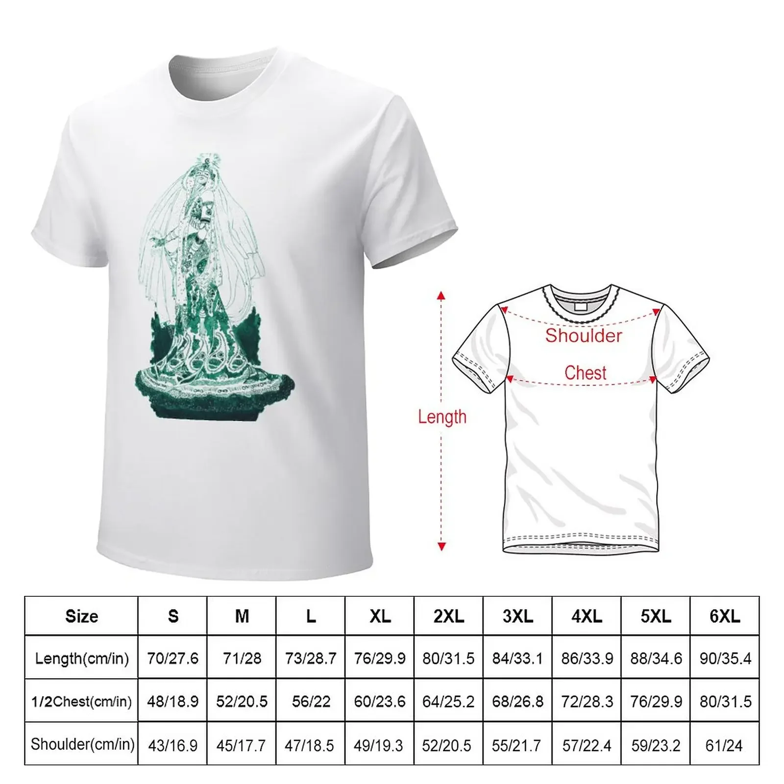 Enchantress in Emerald Ink T-Shirt oversizeds tops funny t shirts for men