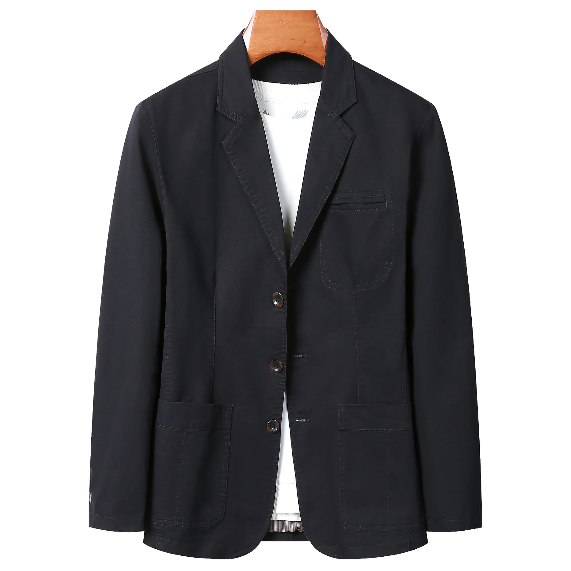 Nuevos Blazers Casuales de Moda para Hombre, Chaquetas, Trajes, Abrigos de Calidad, Blazers Slim de Algodón para Hombre, Blazers Casuales de Negocios para Mujer, Talla 4XL