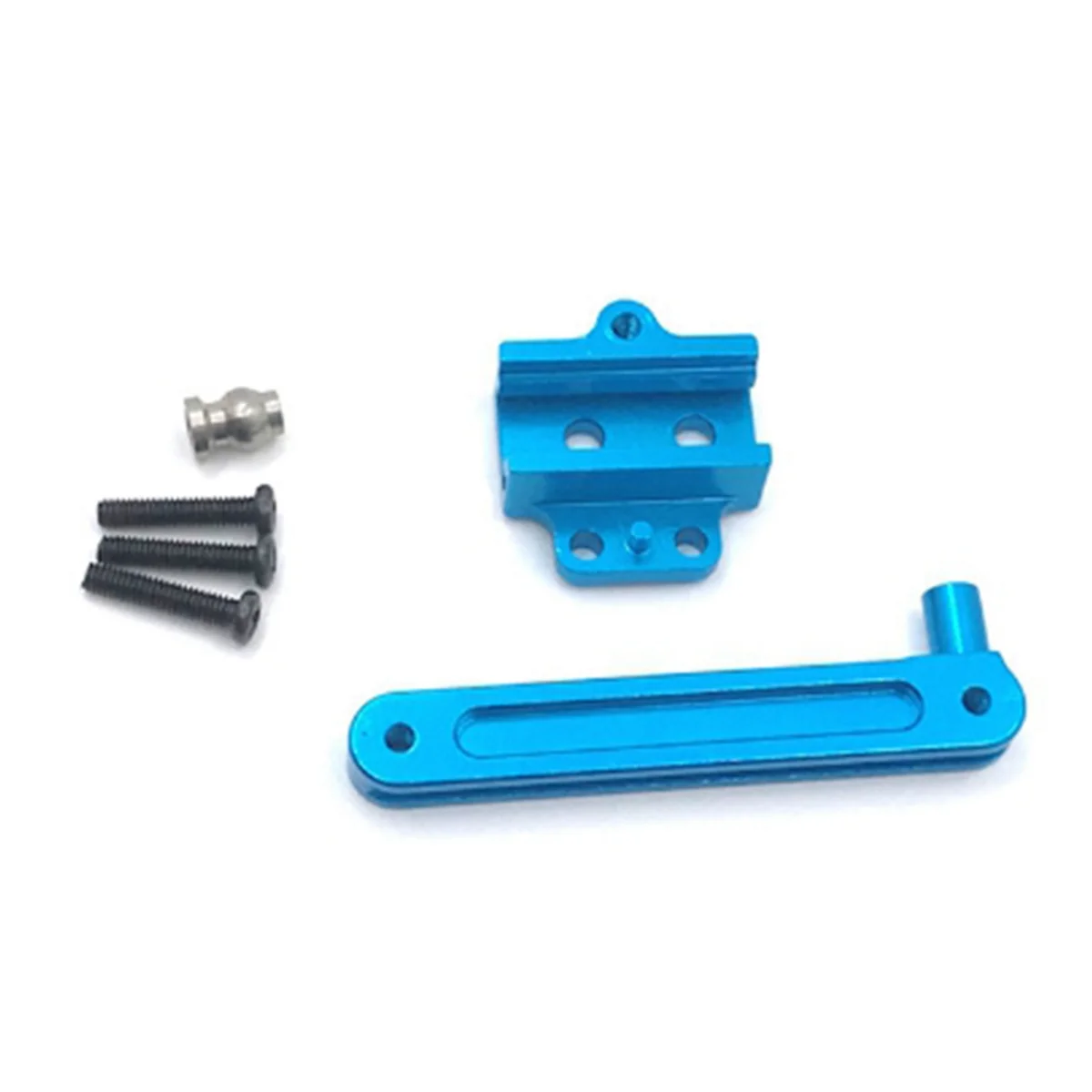 Kit di aggiornamento dello sterzo in lega di alluminio per Wltoys 12427 12428 12429 12423 accessori per pezzi di ricambio per auto RC