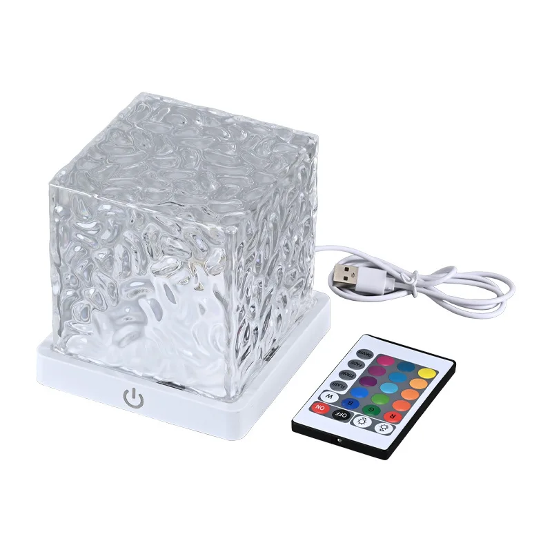 

Water ripple night light, creative bedside ornament ambient light