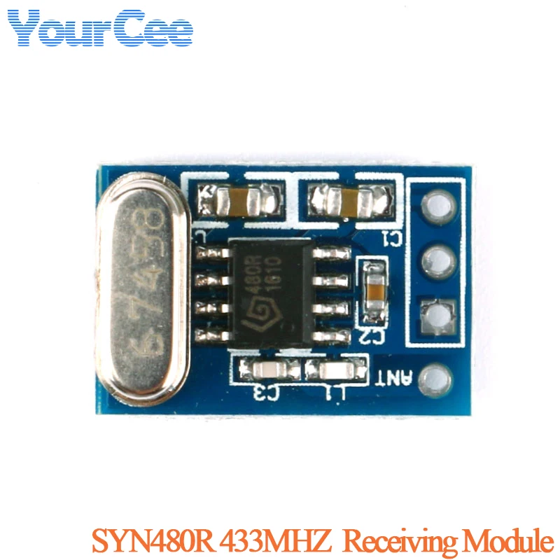 SYN115 SYN480R 315M 433M Wifi Wireless Receiver Transmitter Module ASK/OOK Board 13.560 6.7458 Crystal Oscillator