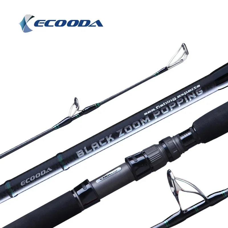 ECOODA EBZP Highest Quality Popping Rod Deep Sea Boat Fishing Rod Long Casting Rod with Strong Drag Power 35KG