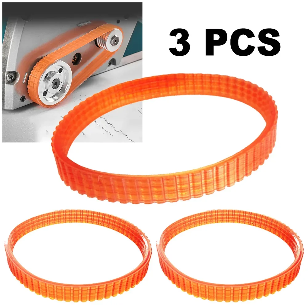 

3pcs Electric Planer Drive Belt 238mm 1900B V-belt For 1900B 225007-7 N1923BD FP0800 KP0810C KP0810 BKP180 Orange Polyurethane